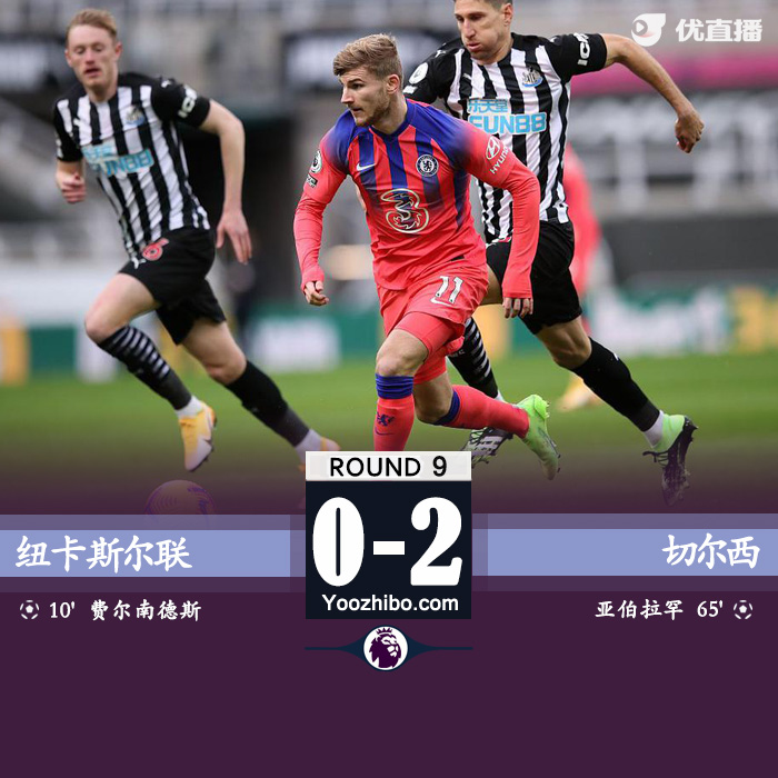 <a href=/zuqiuyouguan/chelsea/ target=_blank class=infotextkey>切尔西</a>2-0纽卡斯尔