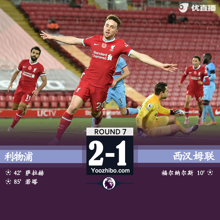 <a href=/zuqiuyouguan/liverpool/ target=_blank class=infotextkey>利物浦</a>2-1西汉姆